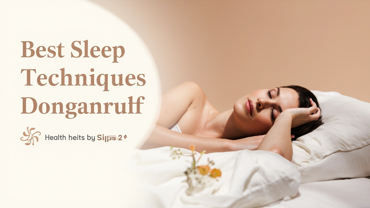 Best Sleep Positions to Minimize Dandruff