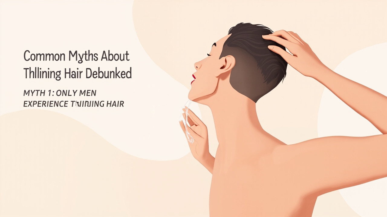 Myth 1: Only Men Experience Thinning Hair